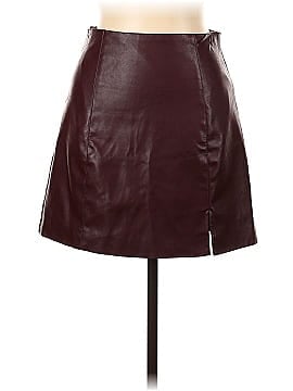 Jondie Faux Leather Skirt (view 1)