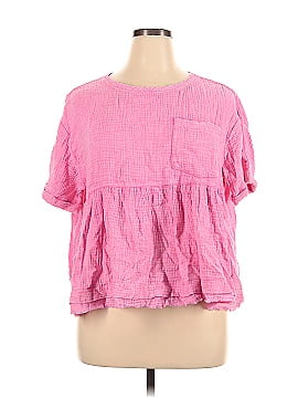 Pink Lily Short Sleeve Top (view 1)