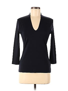 AKRIS 3/4 Sleeve Silk Top (view 1)