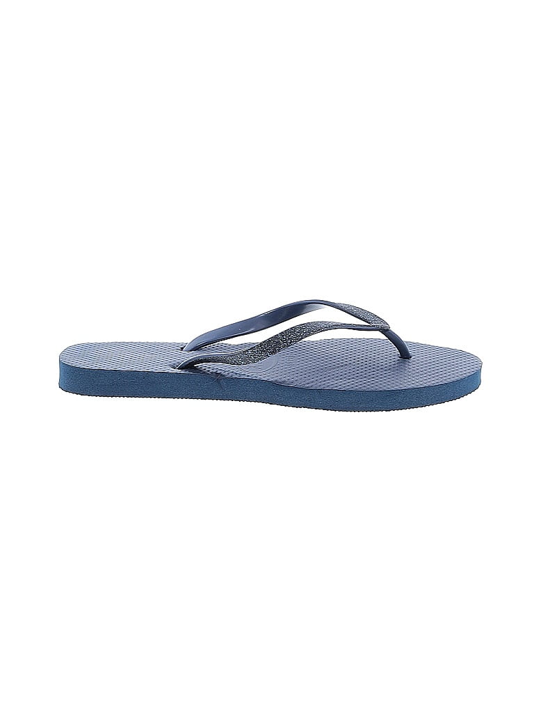 Assorted Brands Blue Flip Flops Size 7 - 8 - photo 1