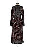 Knox Rose 100% Rayon Paisley Baroque Print Black Casual Dress Size M - photo 2