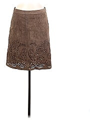 Theory Leather Skirt