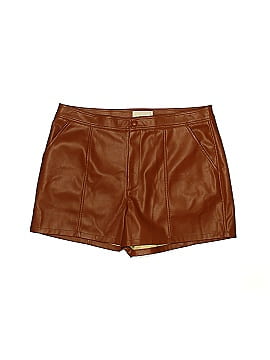 Anthropologie Faux Leather Shorts (view 1)