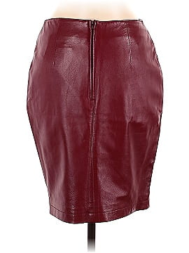 Hugo Buscati Collection Leather Skirt (view 2)