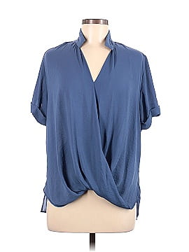 Silence and Noise Short Sleeve Blouse (view 1)