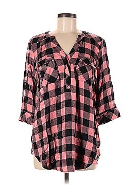 Torrid 3/4 Sleeve Button-Down Shirt (view 1)