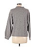 Saylor Hearts Stars Polka Dots Tweed Gray Wool Pullover Sweater Size M - photo 2