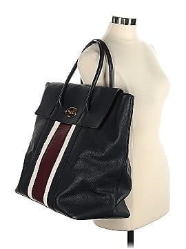 Mulberry Piccadilly College Stripe Leather Weekender (view 2)