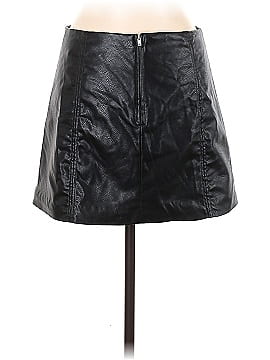 H&M Faux Leather Skirt (view 2)