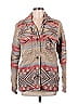 Faherty 100% Cotton Aztec Or Tribal Print Tan Jacket Size M - photo 1