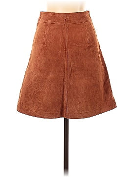 By Anthropologie Faux Leather Skirt (view 2)