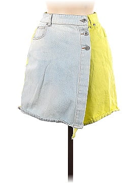 MSGM Colorblock Denim Skirt (view 1)