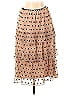City Triangles Hearts Polka Dots Tan Casual Skirt Size 1 - photo 1