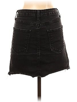 Just Black Denim Skirt (view 2)