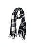 Plush Checkered-gingham Plaid Gray Scarf One size - photo 1
