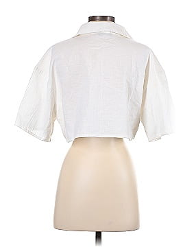 PrettyLittleThing Short Sleeve Button-Down Shirt (view 2)