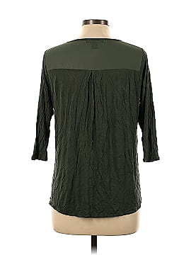 August Silk 3/4 Sleeve Blouse (view 2)