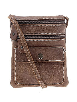 Roots Leather Crossbody Bag (view 1)