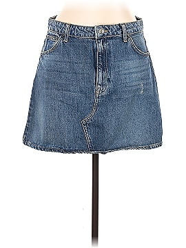 Topshop Denim Skirt (view 1)