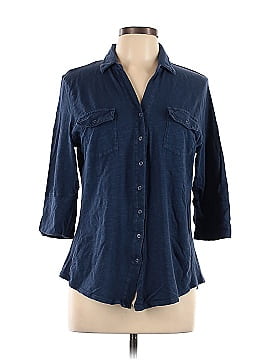 SONOMA life + style 3/4 Sleeve Button-Down Shirt (view 1)