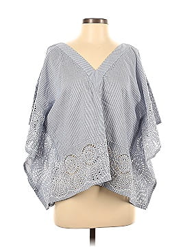 By Anthropologie Short Sleeve Blouse (view 1)