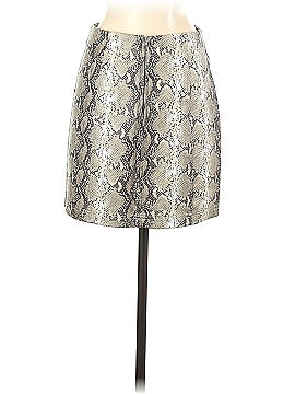 Wild Honey Faux Leather Skirt (view 2)