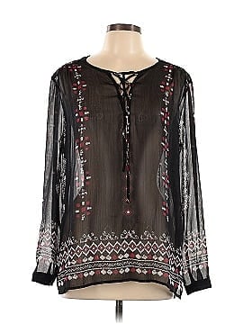 Tribal Long Sleeve Blouse (view 1)