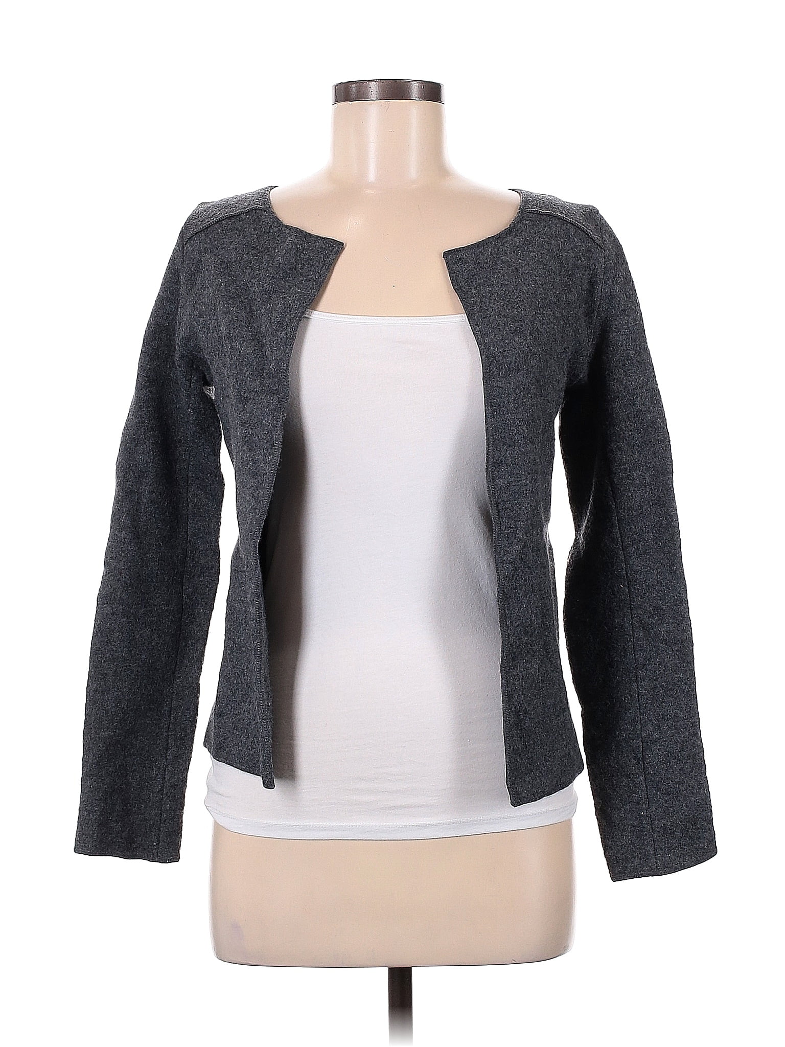 Boden 100% Wool Gray Cardigan Size 6 - 70% off | ThredUp