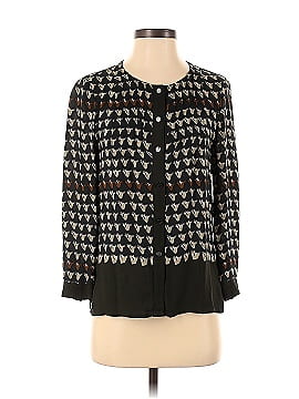 Marc by Marc Jacobs Long Sleeve Silk Top (view 1)