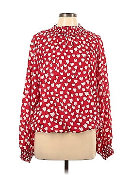 Main Strip Long Sleeve Blouse (view 1)