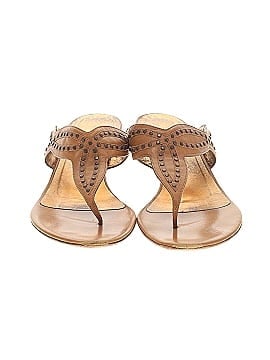 Salvatore Ferragamo Vintage Studded Leather Sandals (view 2)
