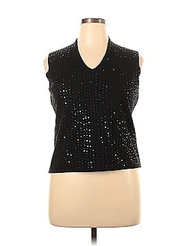 Norton McNaughton Sleeveless Silk Top (view 1)