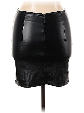 Fashion Nova Faux Leather Skirt (view 2)