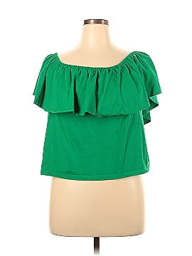 ELOQUII Short Sleeve Top (view 1)