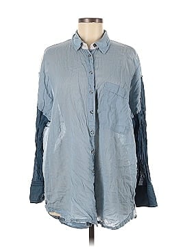 People Long Sleeve Button-Down Shirt (view 1)