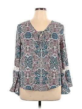 Hippie Rose Long Sleeve Blouse (view 1)
