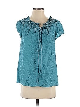 Marc by Marc Jacobs Short Sleeve Silk Top (view 1)