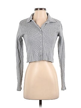 Brandy Melville Long Sleeve Button-Down Shirt (view 1)