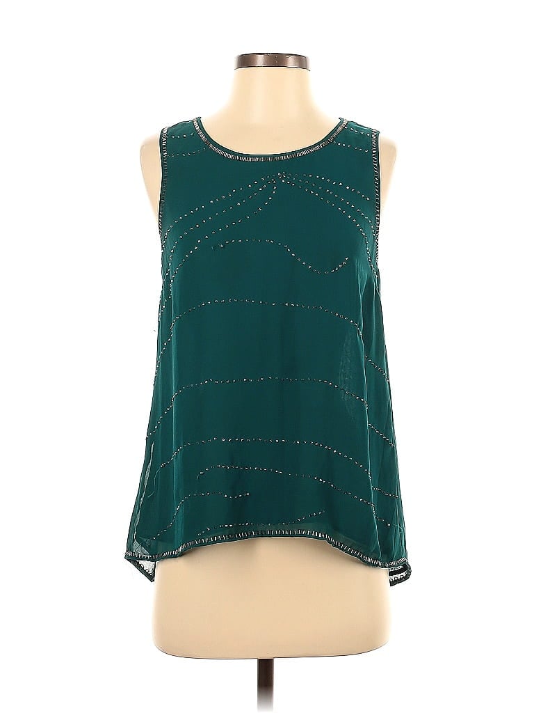 Pre-owned Bobeau Sleeveless Blouse In Blue