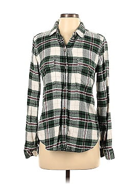 American Eagle Outfitters Long Sleeve Button-Down Shirt (view 1)