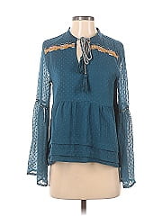 Blue Rain Long Sleeve Blouse