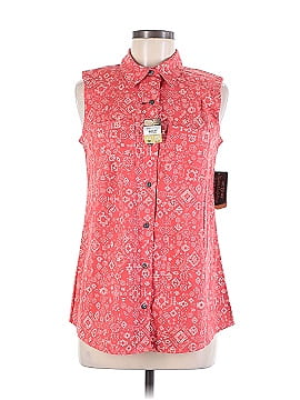 Noble Outfitters Sleeveless Button-Down Shirt (view 1)