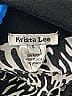 Krista Lee 100% Rayon Graphic Animal Print Black Cocktail Dress Size S - photo 3
