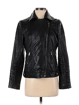 MICHAEL Michael Kors Leather Jacket (view 1)