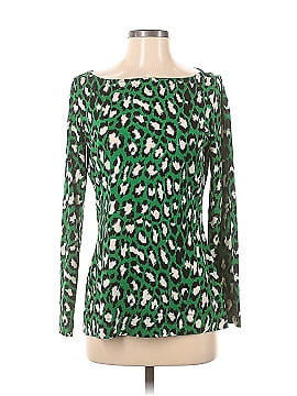 Diane von Furstenberg Long Sleeve Silk Top (view 1)