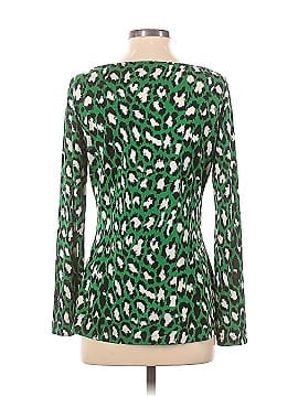 Diane von Furstenberg Long Sleeve Silk Top (view 2)