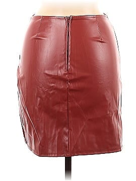 Unbranded Faux Leather Skirt (view 2)