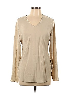 Liz Claiborne Collection Long Sleeve Silk Top (view 1)