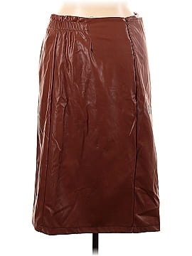 Grace Karin Faux Leather Skirt (view 2)