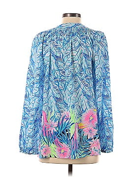 Lilly Pulitzer Long Sleeve Silk Top (view 2)